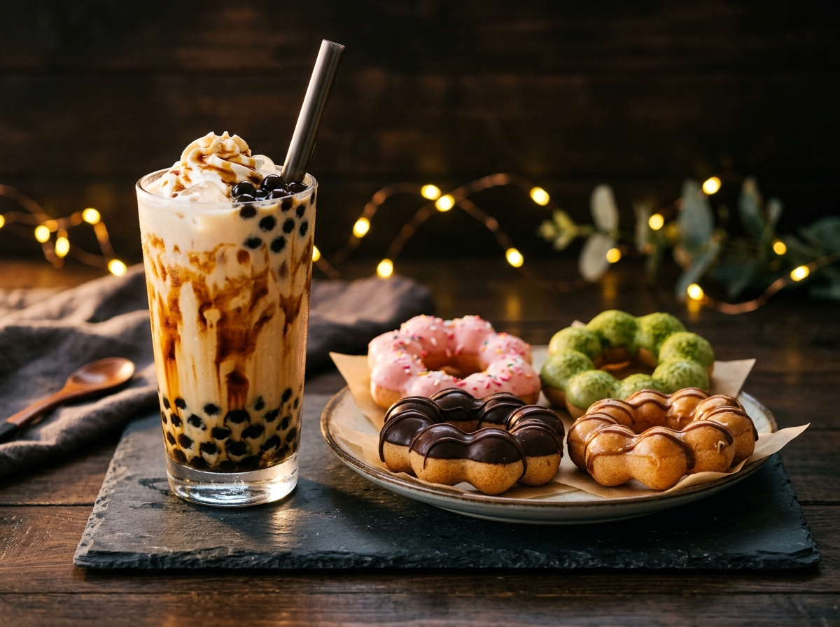 Boba & Mochi Donuts